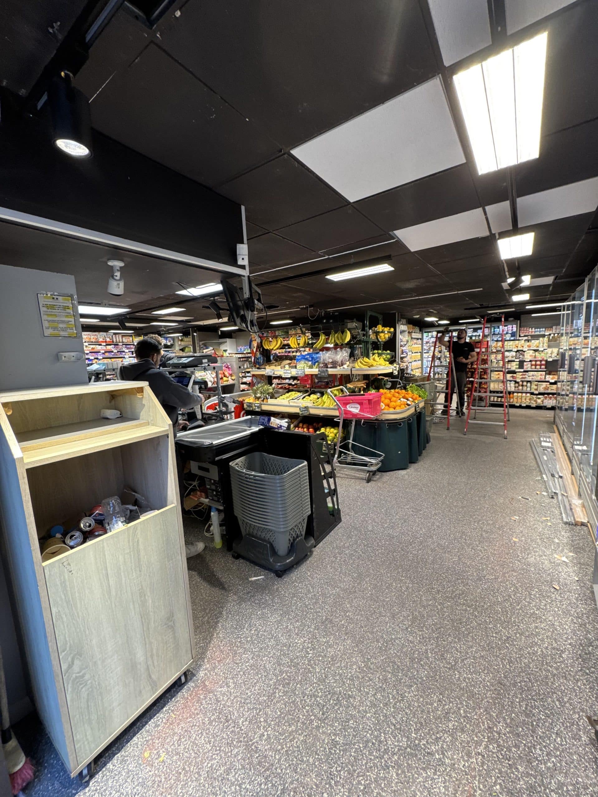 Réserve/arrière-boutique d'un magasin